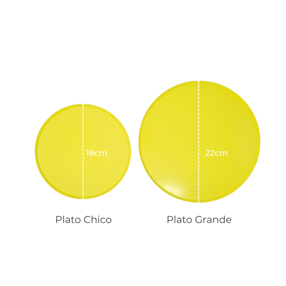 PLATOS CHICOS AMARILLO