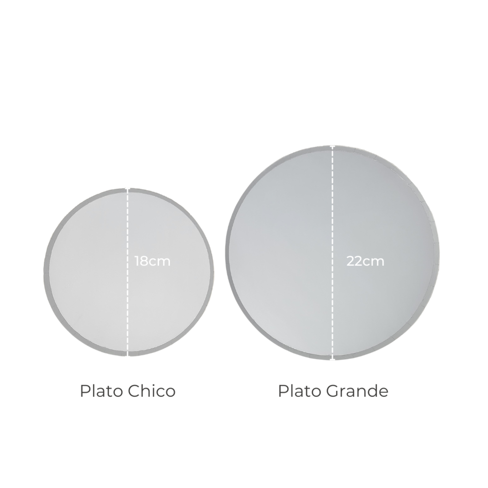 PLATOS CHICOS PLATA