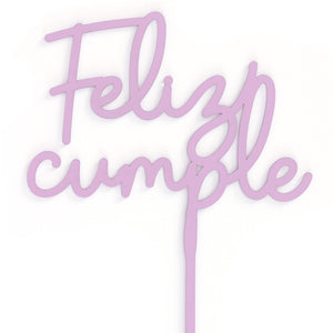 Caketopper Feliz cumple