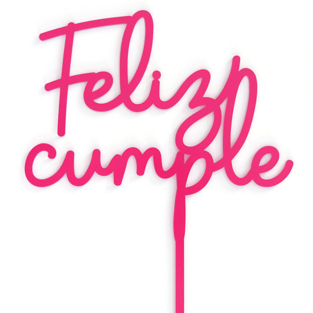 Caketopper Feliz cumple