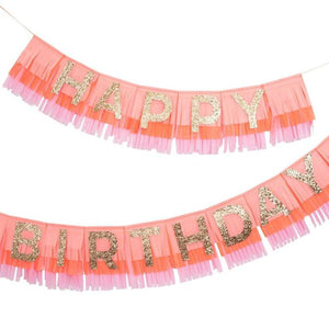 PINK HBD FRINGE GARLAND